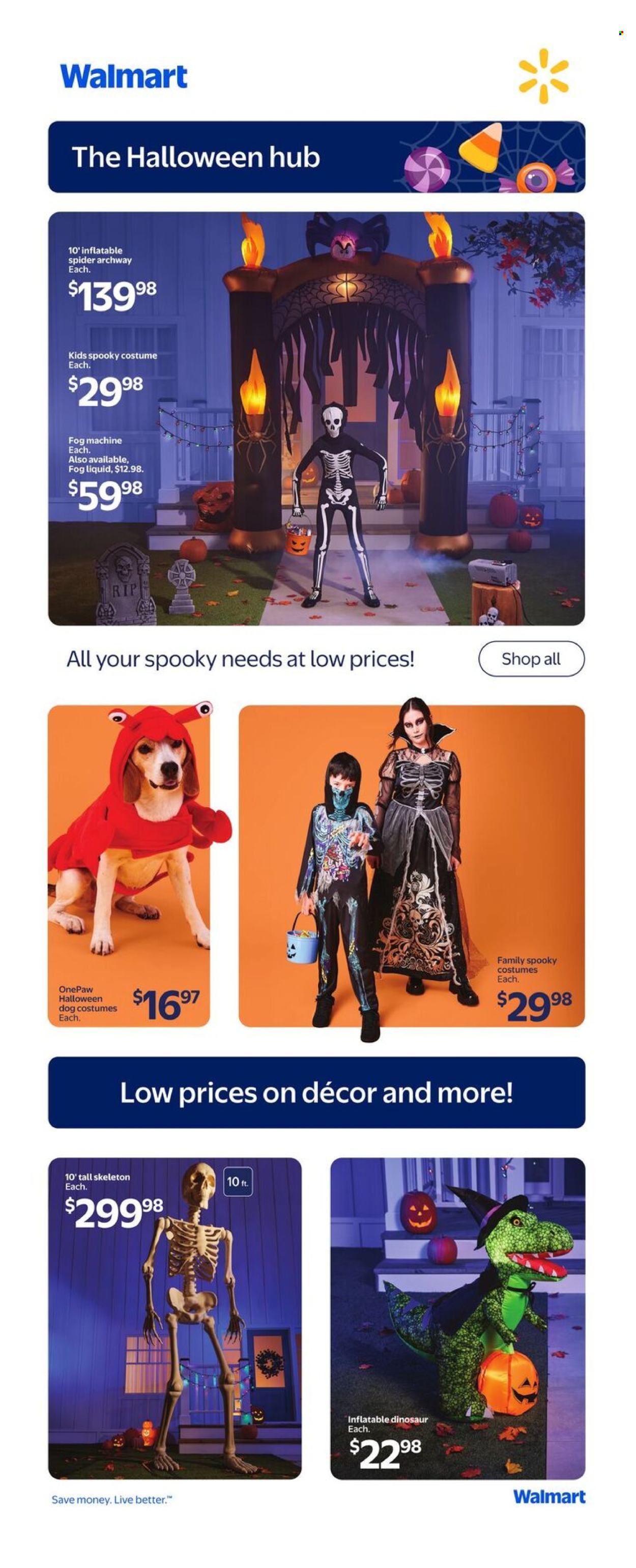 Walmart flyer - September 25, 2025 - October 30, 2025. Page 1