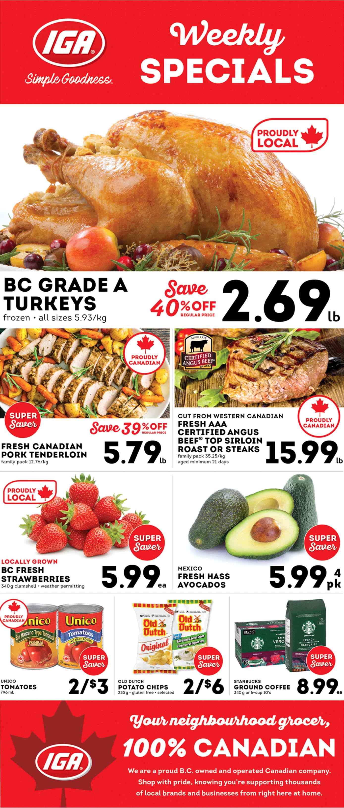 Circulaire IGA Simple Goodness - 03 Octobre 2025 - 09 Octobre 2025. Page 1