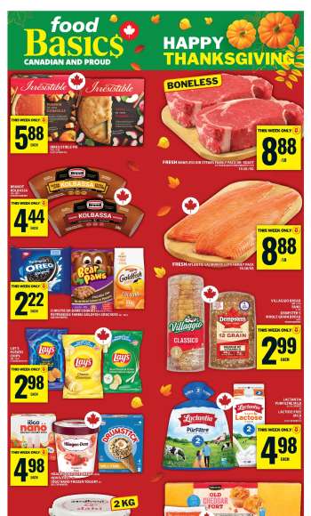 Circulaire Food Basics - 09 Octobre 2025 - 15 Octobre 2025.
