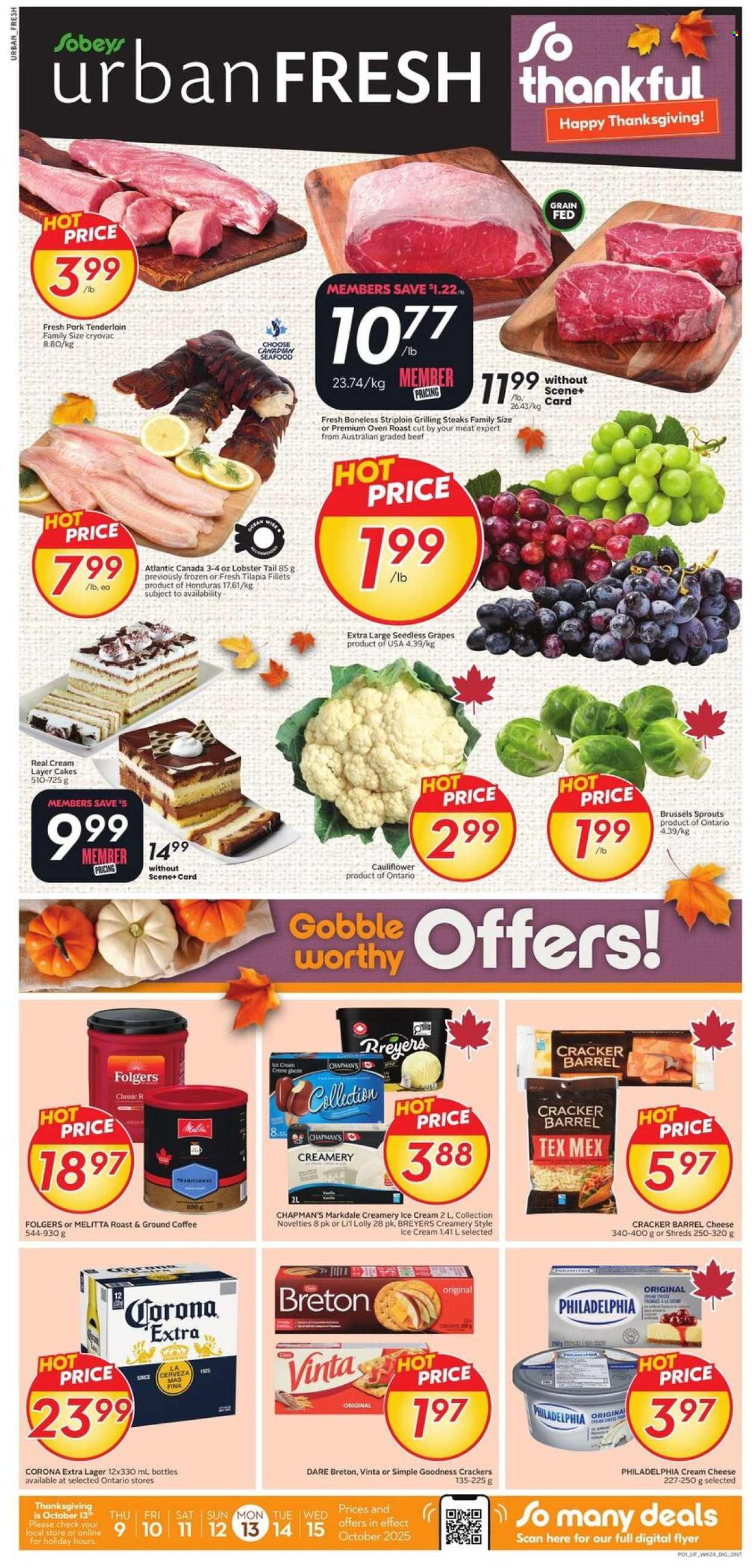 Sobeys Urban Fresh flyer - October 09, 2025 - October 15, 2025. Page 1
