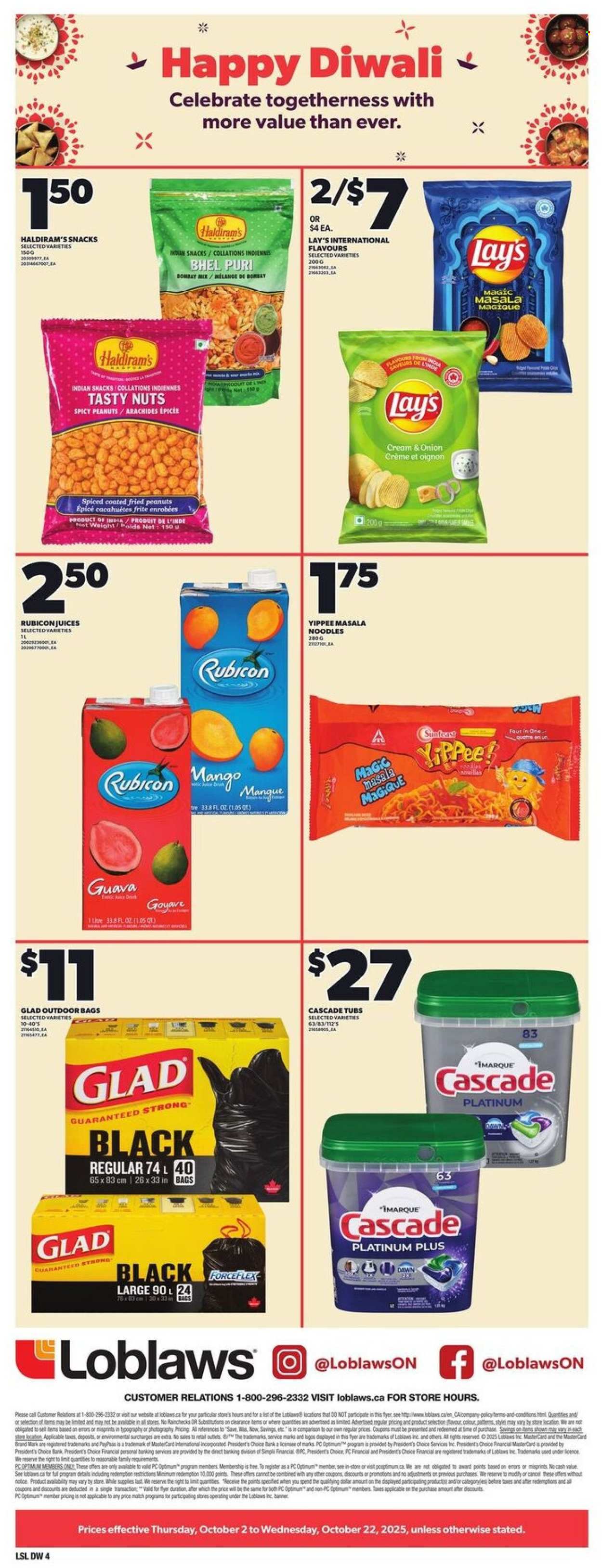 Loblaws flyer - October 02, 2025 - October 22, 2025. Page 4