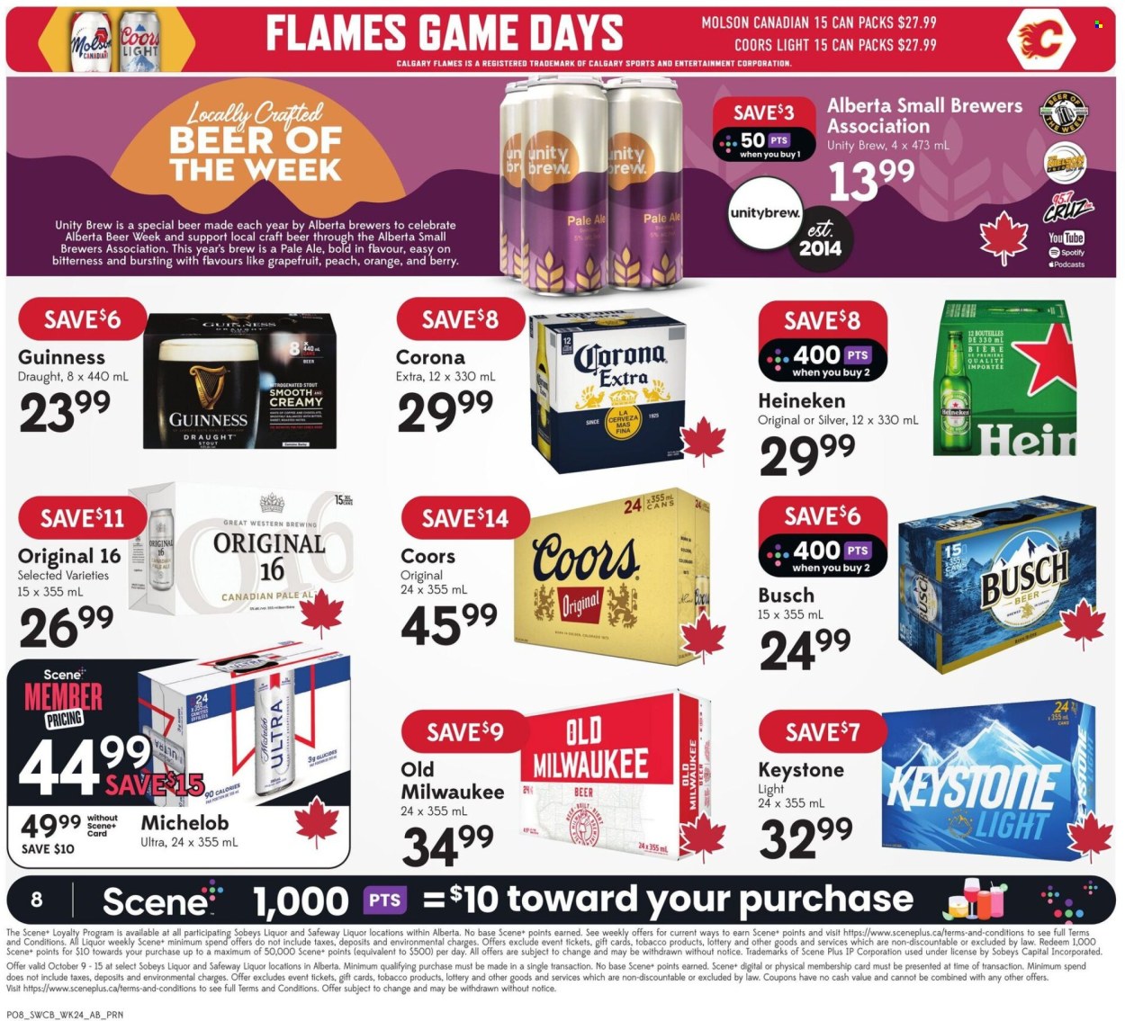 Sobeys Liquor flyer - October 09, 2025 - October 15, 2025. Page 8