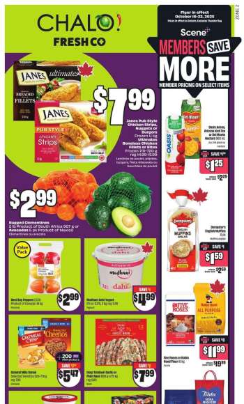 Chalo! FreshCo. Flyer - October 16, 2025 - October 22, 2025.