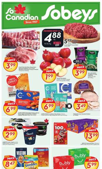 Circulaire Sobeys - 16 Octobre 2025 - 22 Octobre 2025.
