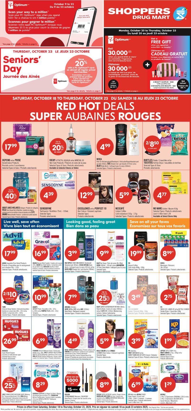 Shoppers Drug Mart flyer - October 18, 2025 - October 23, 2025. Page 1