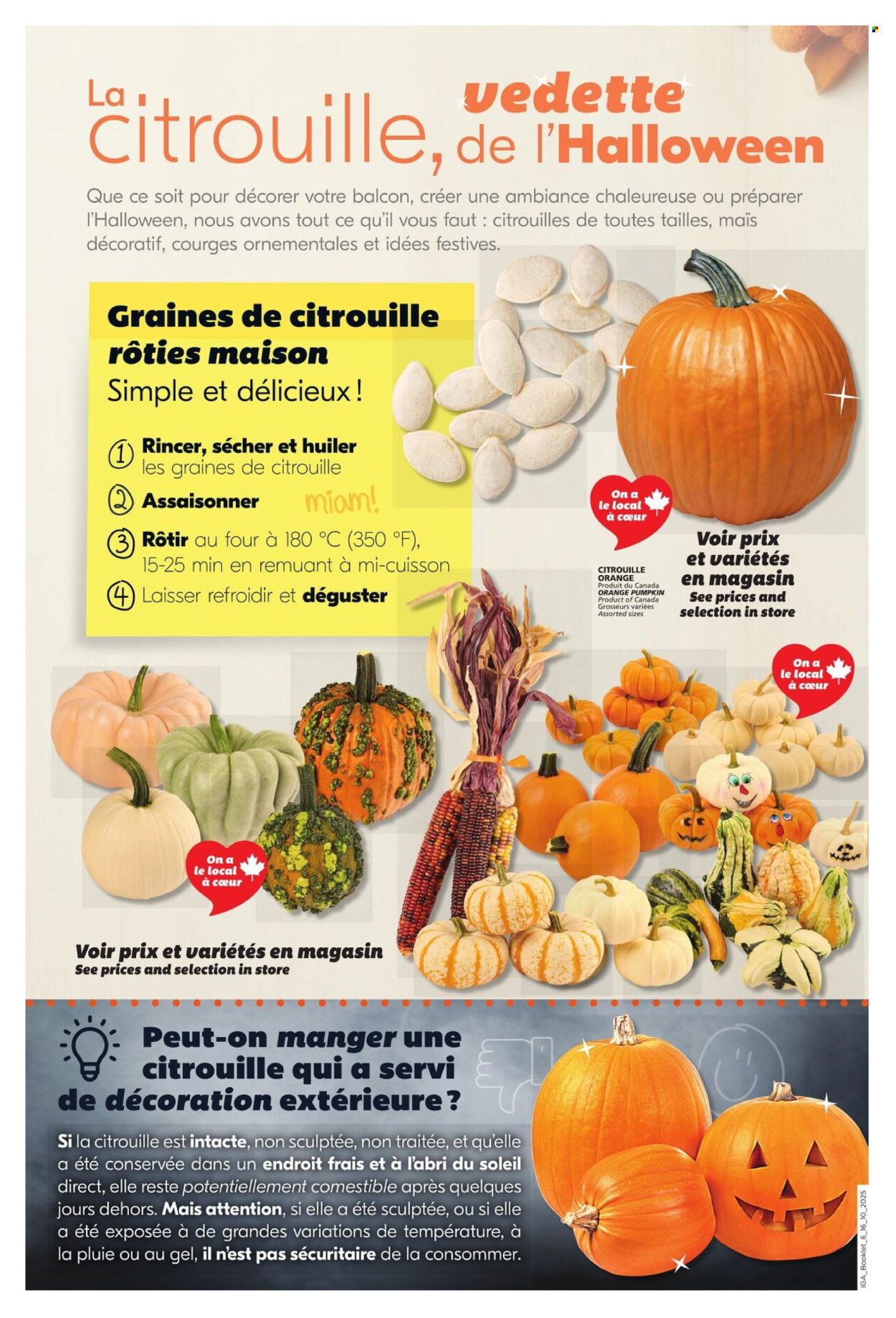 IGA flyer - October 23, 2025 - October 29, 2025. Page 6