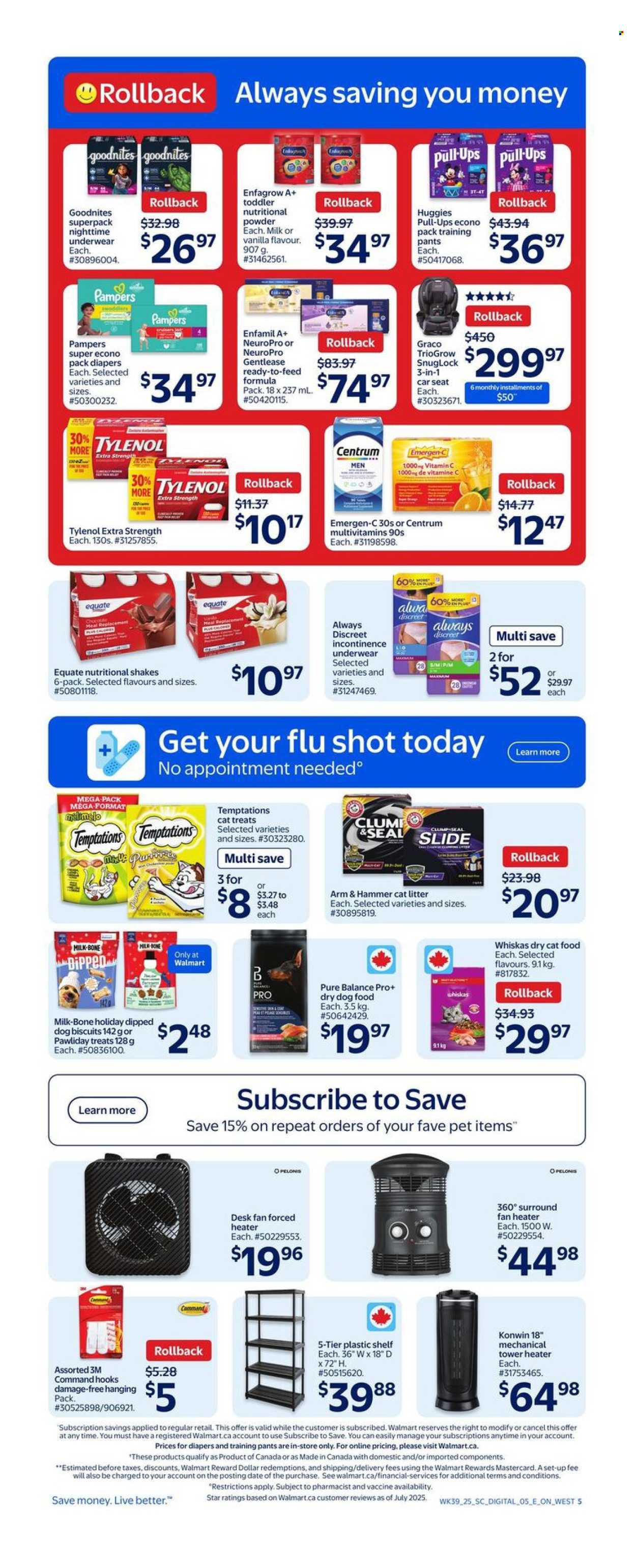 Walmart flyer - October 23, 2025 - October 29, 2025. Page 6