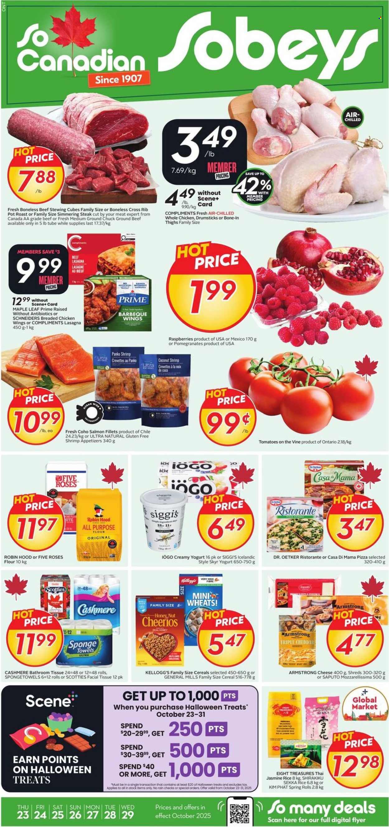Sobeys flyer - October 23, 2025 - October 29, 2025. Page 1