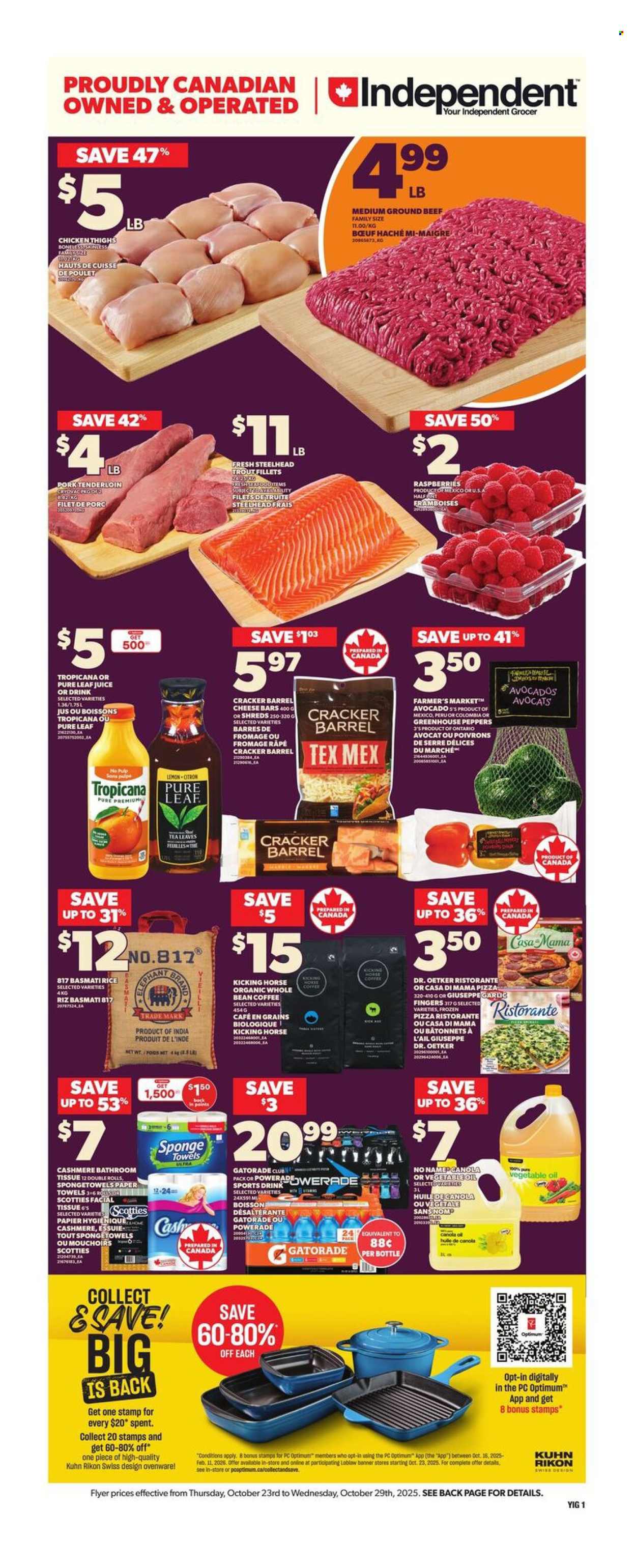 Independent flyer - October 23, 2025 - October 29, 2025. Page 1