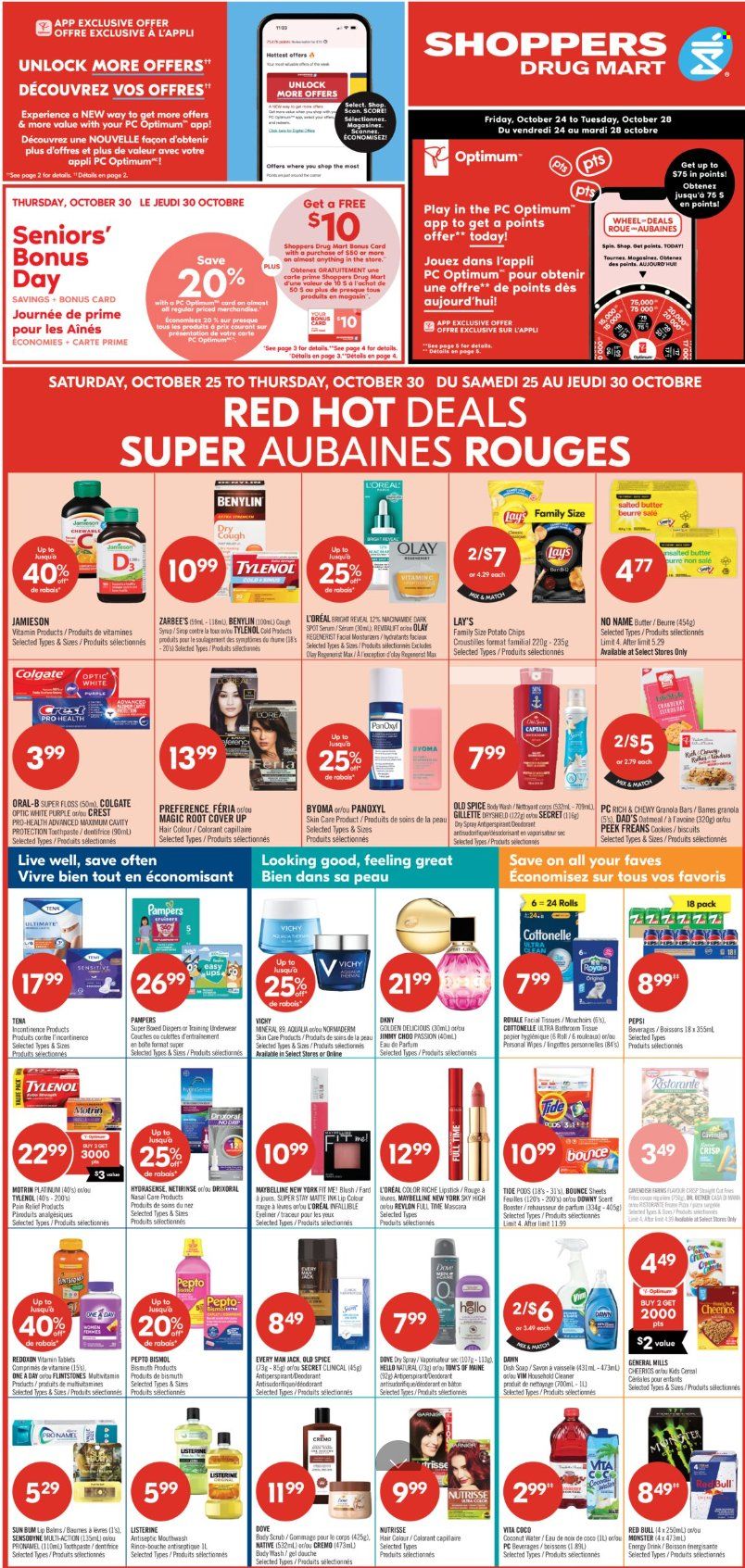 Shoppers Drug Mart flyer - October 25, 2025 - October 30, 2025. Page 1
