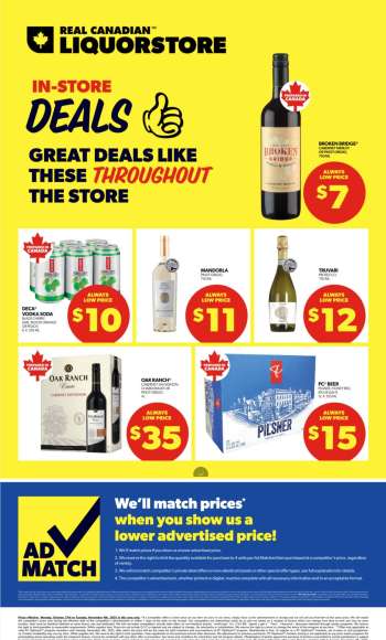 Real Canadian Liquorstore Flyer - October 27, 2025 - November 04, 2025.