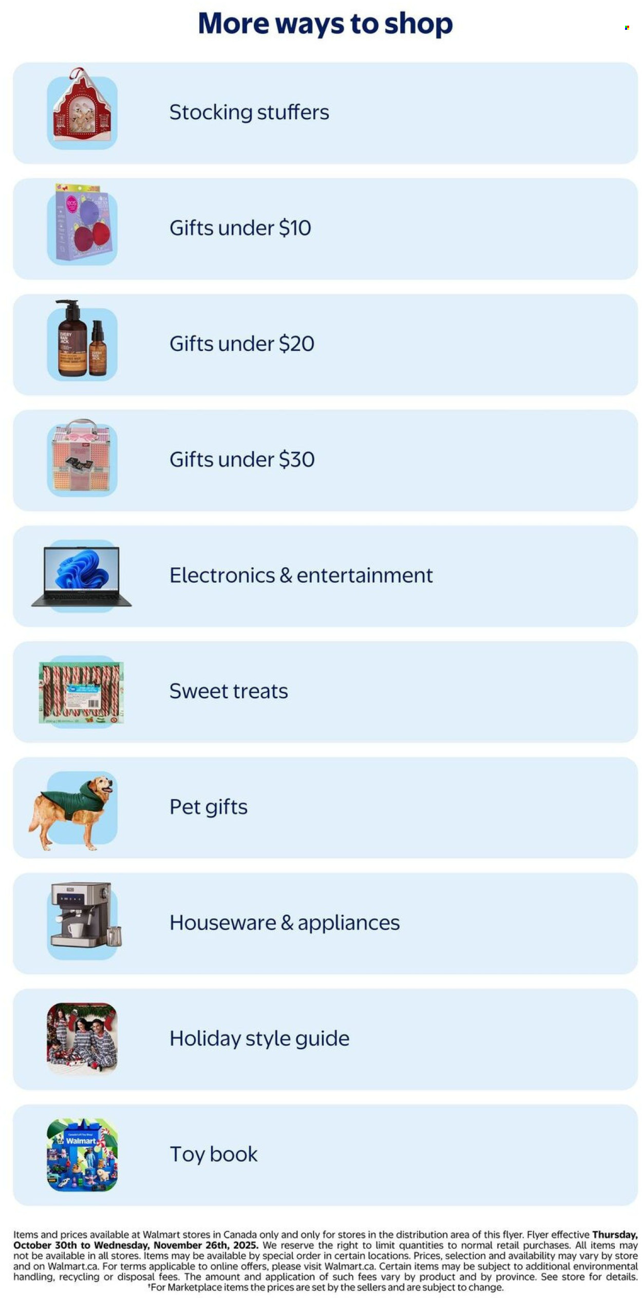 Walmart flyer - October 30, 2025 - November 26, 2025. Page 20