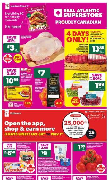 Atlantic Superstore Flyer - October 30, 2025 - November 05, 2025.