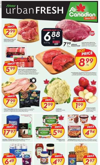 Sobeys Urban Fresh Flyer - October 30, 2025 - November 05, 2025.