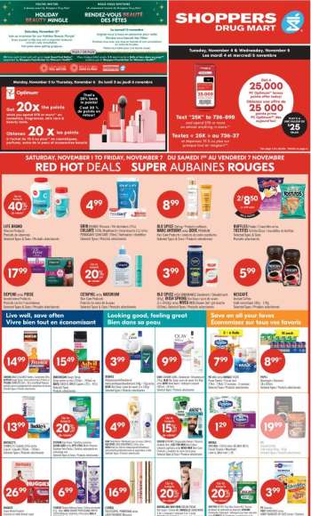 Shoppers Drug Mart Flyer - November 01, 2025 - November 07, 2025.