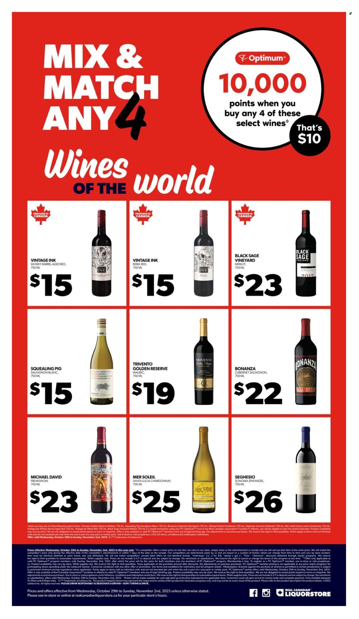 Real Canadian Liquorstore flyer - October 29, 2025 - November 02, 2025. Page 9