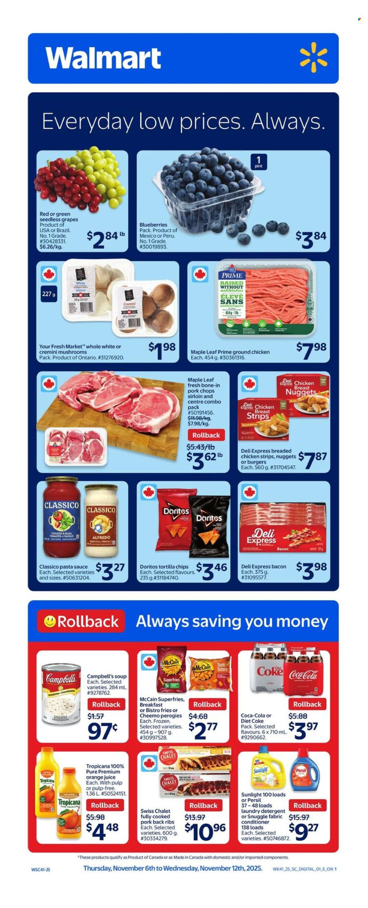 Walmart flyer - November 06, 2025 - November 12, 2025. Page 1