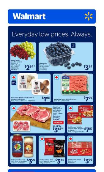 Circulaire Walmart - 06 Novembre 2025 - 12 Novembre 2025.