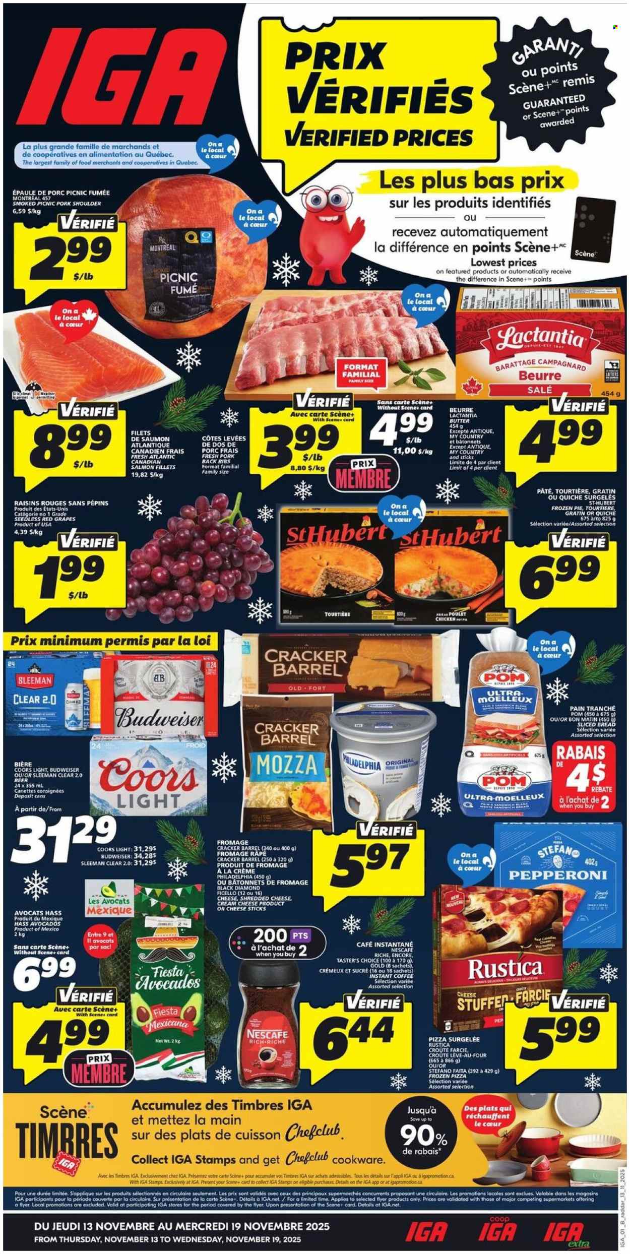 IGA flyer - November 13, 2025 - November 19, 2025. Page 1