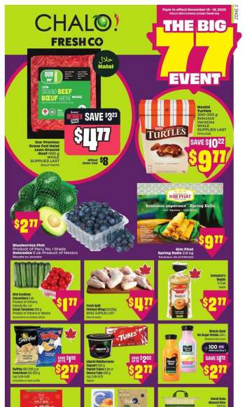Chalo! FreshCo. Flyer - November 13, 2025 - November 19, 2025.