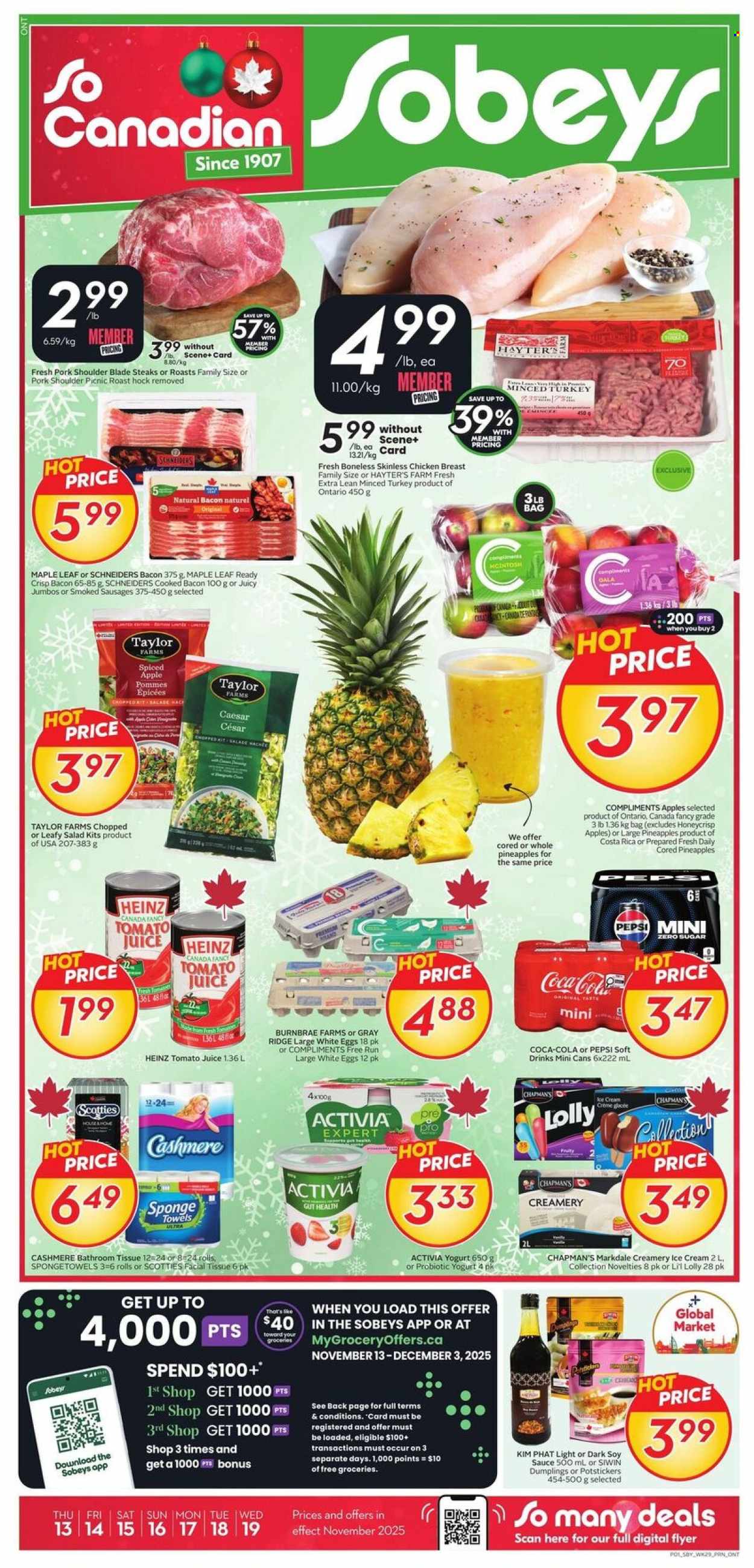 Sobeys flyer - November 13, 2025 - November 19, 2025. Page 1