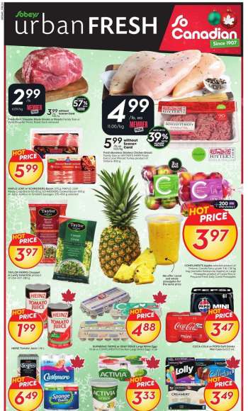 Circulaire Sobeys Urban Fresh - 13 Novembre 2025 - 19 Novembre 2025.