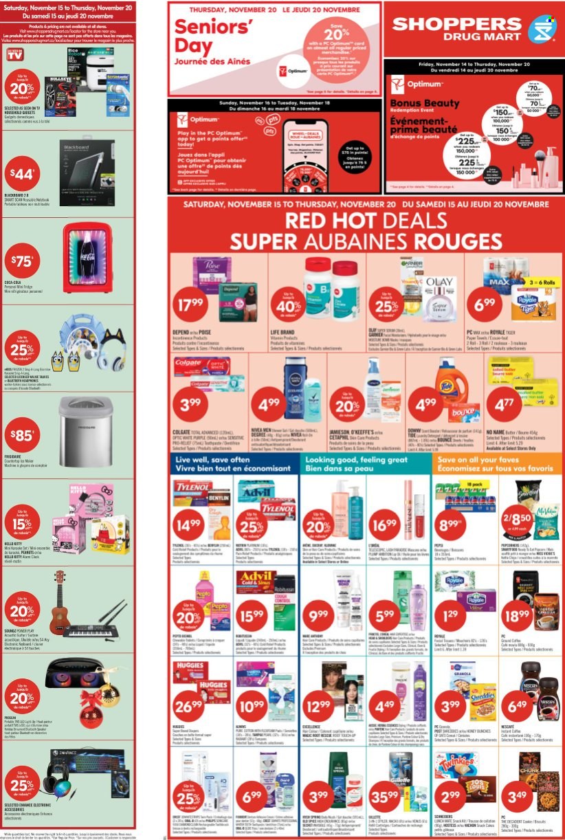 Shoppers Drug Mart flyer - November 15, 2025 - November 20, 2025. Page 1
