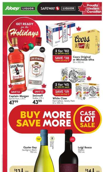 Circulaire Sobeys Liquor - 20 Novembre 2025 - 26 Novembre 2025.