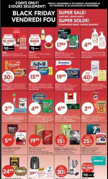Shoppers Drug Mart Flyer - November 21, 2025 - November 28, 2025.