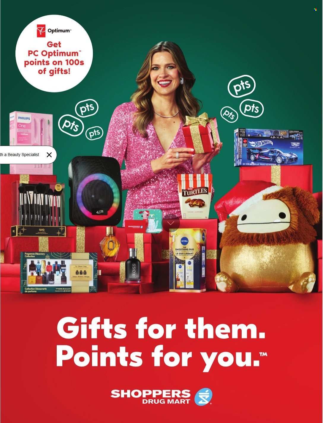 Shoppers Drug Mart flyer - November 01, 2025 - December 19, 2025. Page 1