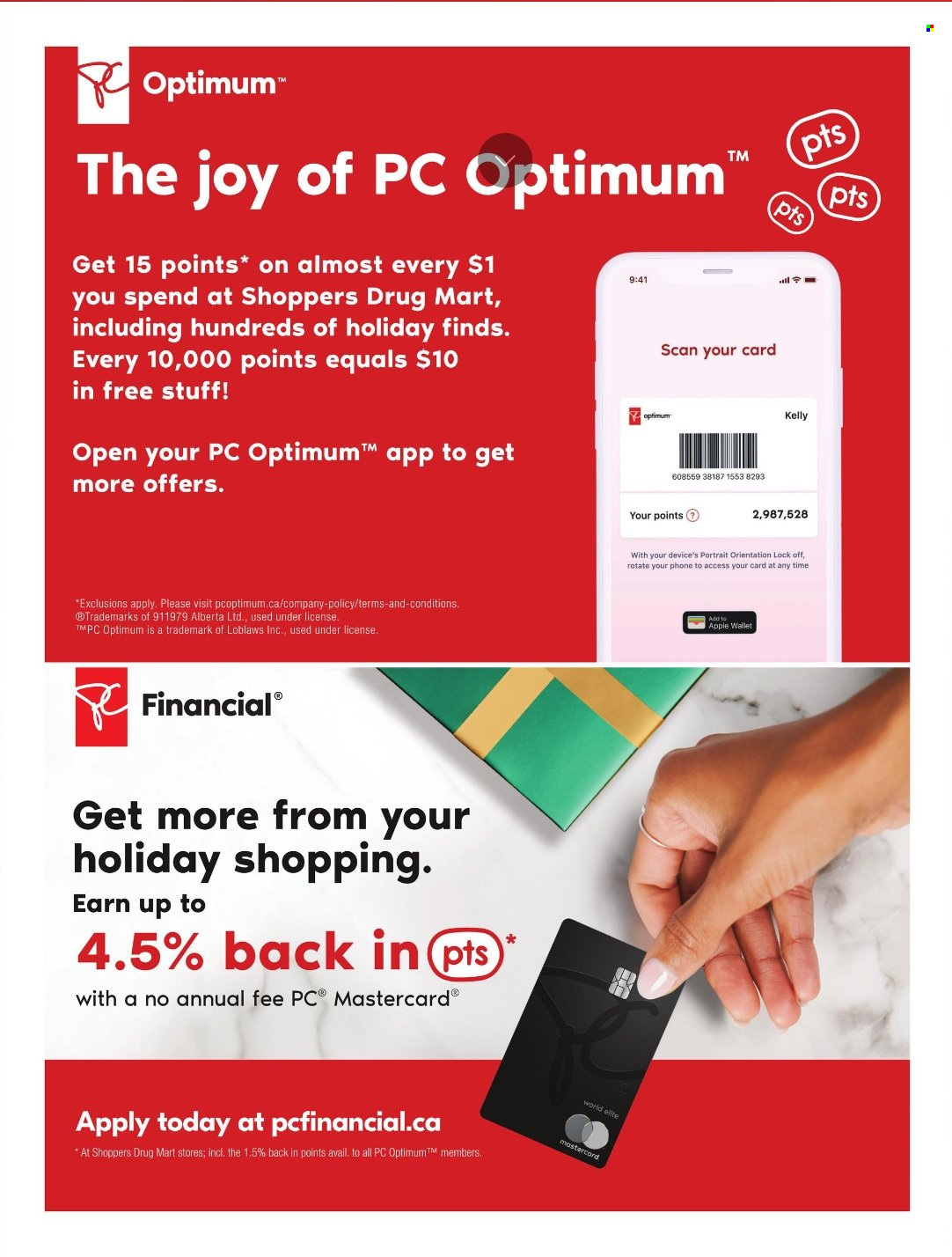 Shoppers Drug Mart flyer - November 01, 2025 - December 19, 2025. Page 2