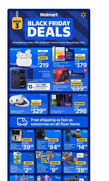 Circulaire Walmart - 26 Novembre 2025 - 03 Décembre 2025.