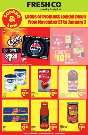 FreshCo. Flyer - November 27, 2025 - January 07, 2026.