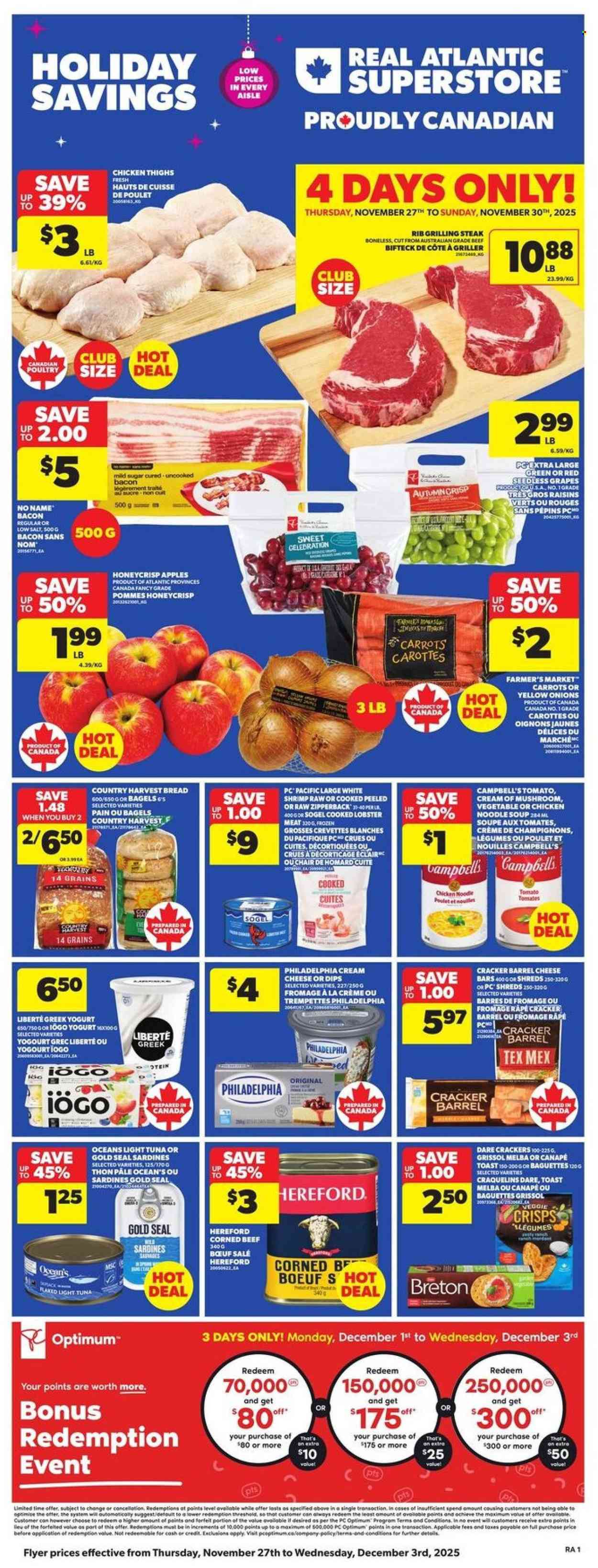Atlantic Superstore flyer - November 27, 2025 - December 03, 2025. Page 1