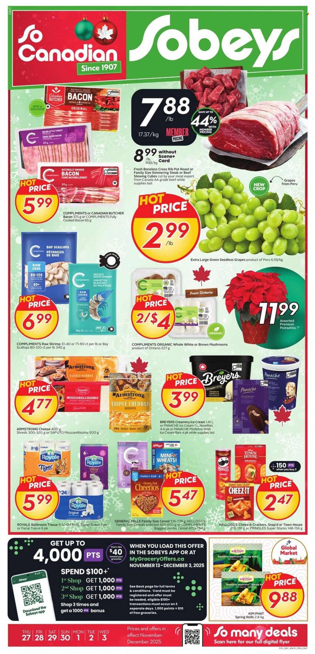 Sobeys flyer - November 27, 2025 - December 03, 2025. Page 1