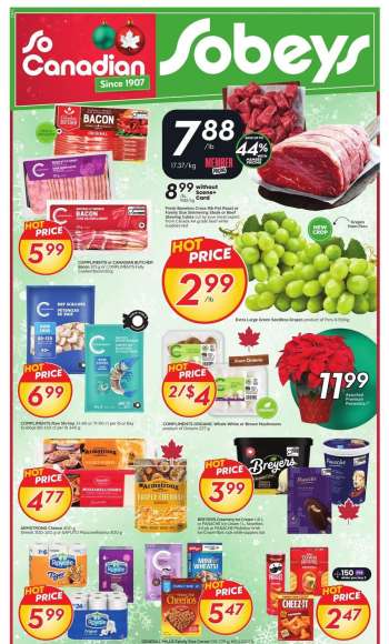 Circulaire Sobeys - 27 Novembre 2025 - 03 Décembre 2025.