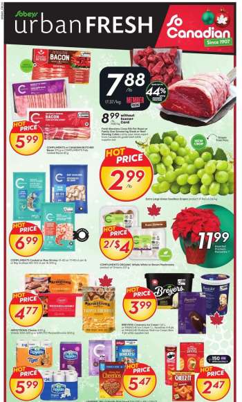 Sobeys Urban Fresh Flyer - November 27, 2025 - December 03, 2025.