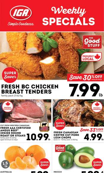 IGA Simple Goodness Flyer - November 28, 2025 - December 04, 2025.