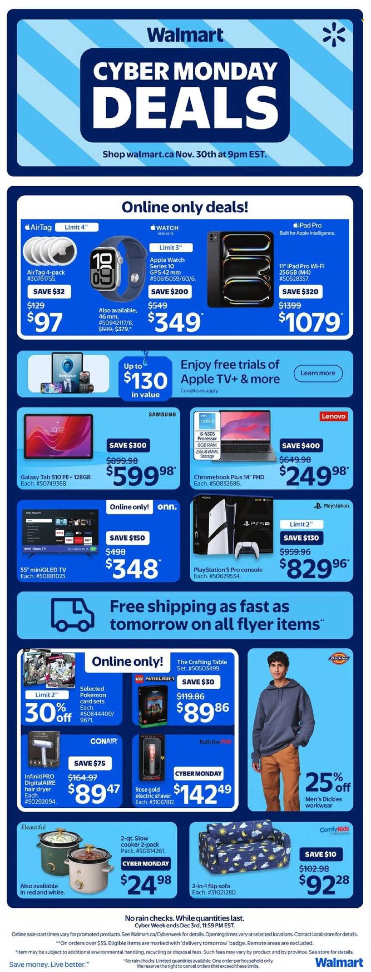 Walmart flyer - November 30, 2025 - December 03, 2025. Page 1