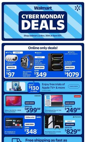 Circulaire Walmart - 30 Novembre 2025 - 03 Décembre 2025.