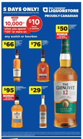 Real Canadian Liquorstore Flyer - December 03, 2025 - December 07, 2025.