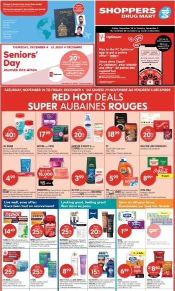 Shoppers Drug Mart Flyer - November 29, 2025 - December 05, 2025.