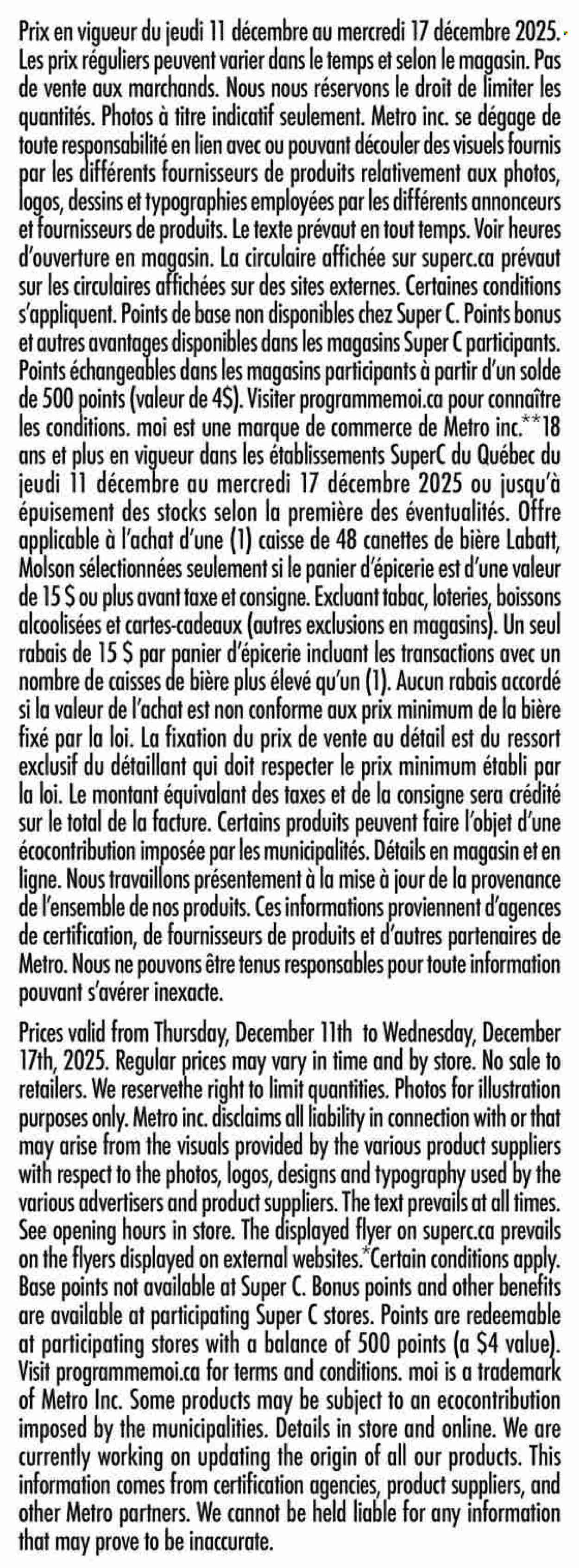 Super C flyer - December 11, 2025 - December 17, 2025. Page 17