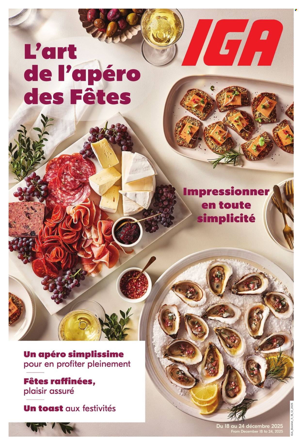 IGA flyer - December 18, 2025 - December 24, 2025. Page 1