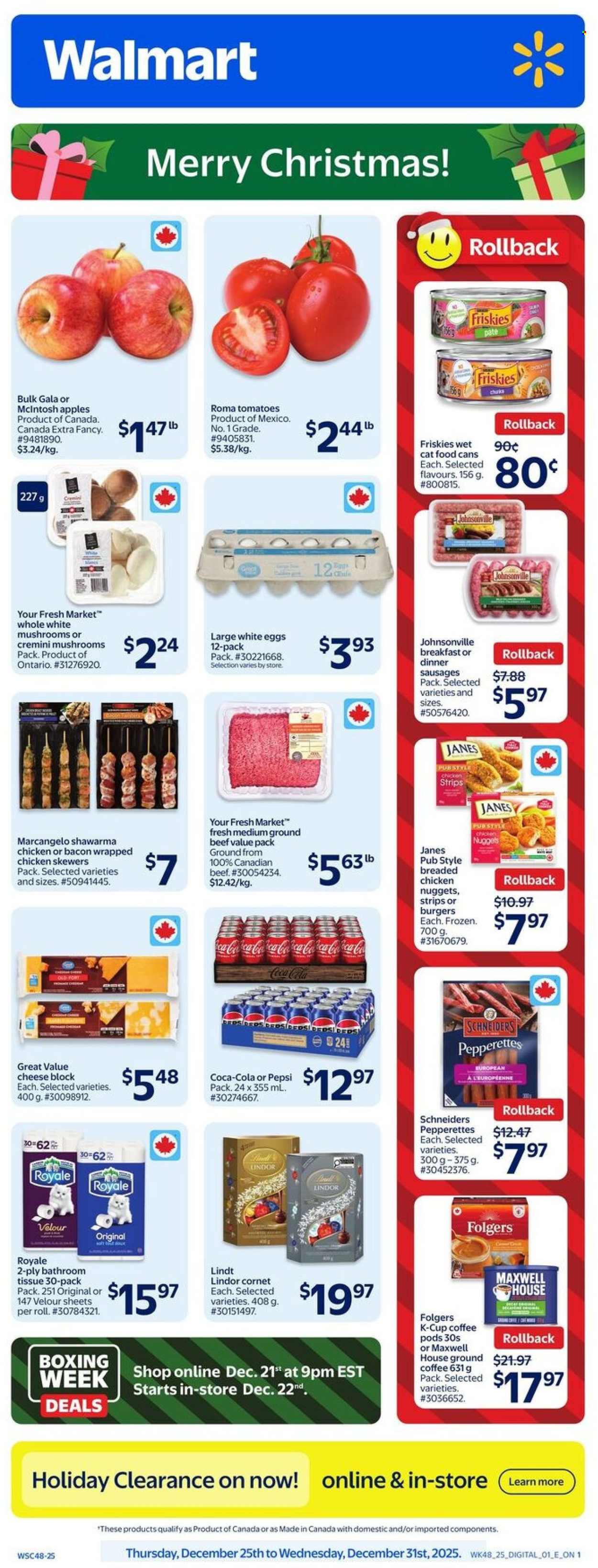 Walmart flyer - December 25, 2025 - December 31, 2025. Page 1