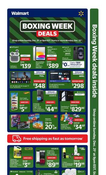 Walmart Flyer - December 21, 2025 - December 31, 2025.