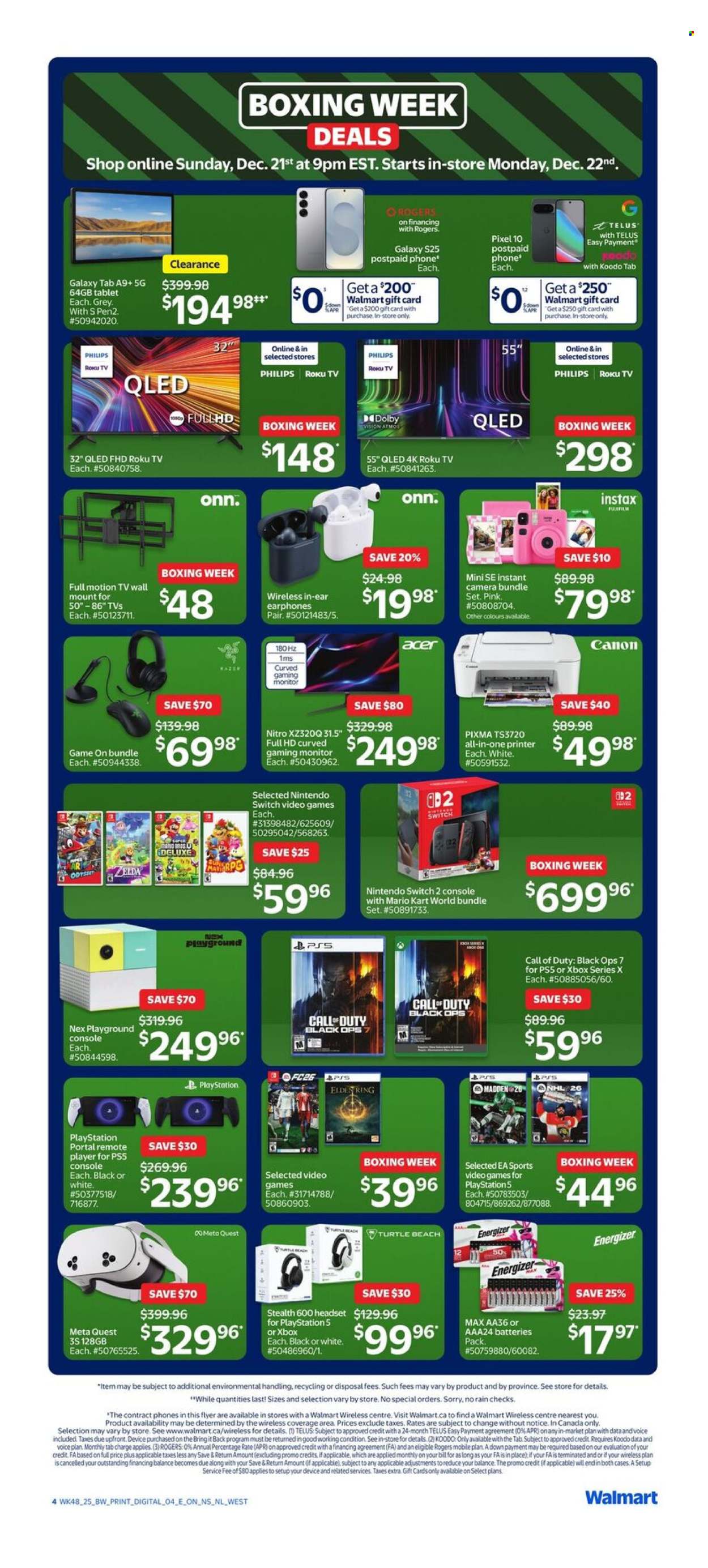 Walmart flyer - December 21, 2025 - December 31, 2025. Page 4