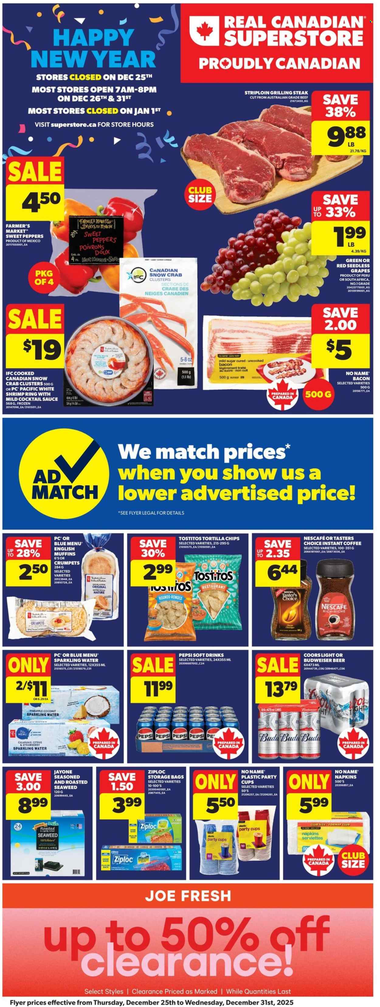 Real Canadian Superstore flyer - December 25, 2025 - December 31, 2025. Page 1