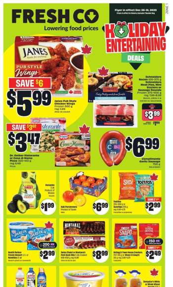 FreshCo. Flyer - December 26, 2025 - December 31, 2025.