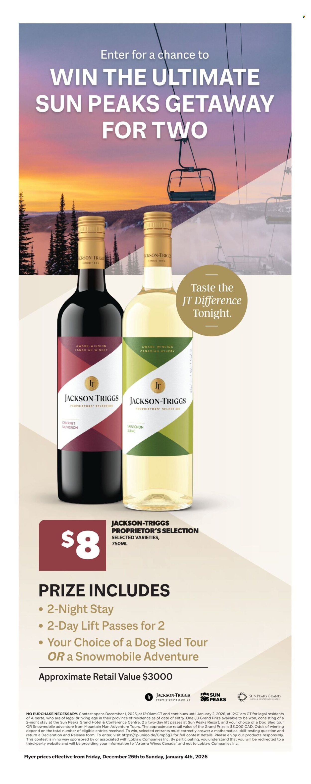 Real Canadian Liquorstore flyer - December 26, 2025 - January 11, 2026. Page 8